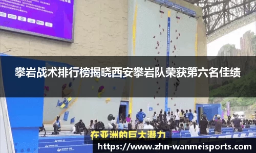 攀岩战术排行榜揭晓西安攀岩队荣获第六名佳绩
